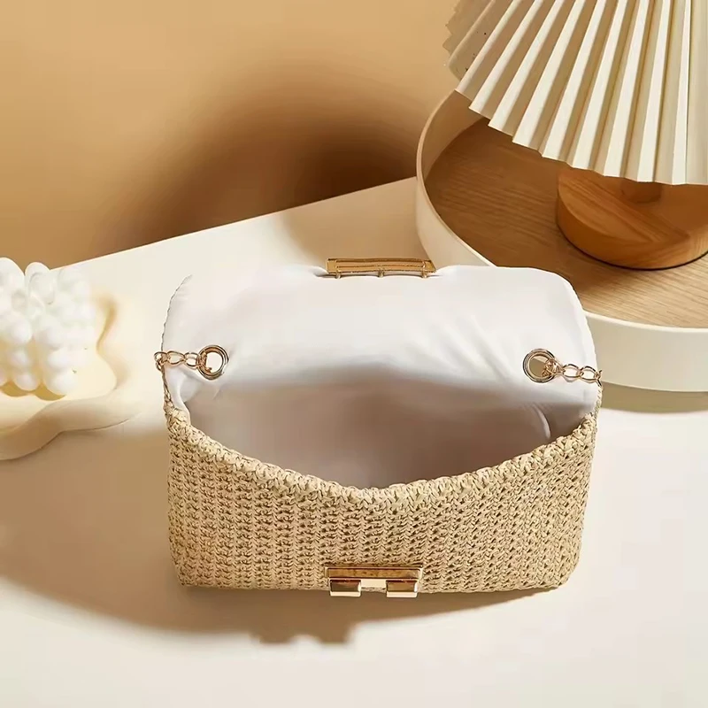 Open Elin Ketting Crossbody met licht gevoerd interieur